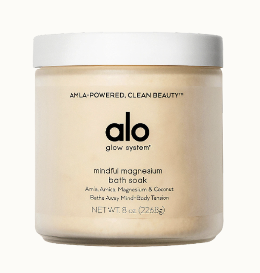 Badsalt med magnesium från Alo.