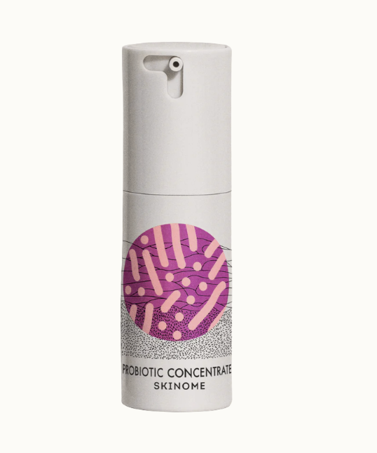 Probiotic Concentrate, från Skinome, vit pumpflaska