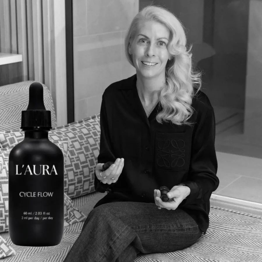 Elin Mendola, grundare av kostillskottet L'aura.